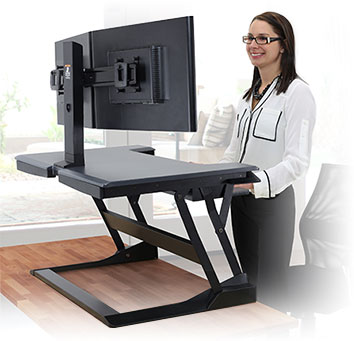 WorkFit-T with Dual Monitor Kit